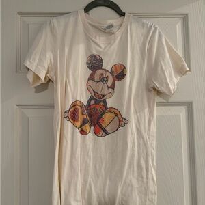 Cream Mickey Mouse Women’s T-Shirt
